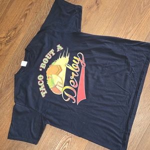 PORT & CO TSHIRT.. TACO BOUT A DERBY graphic tshirt.   #6000
